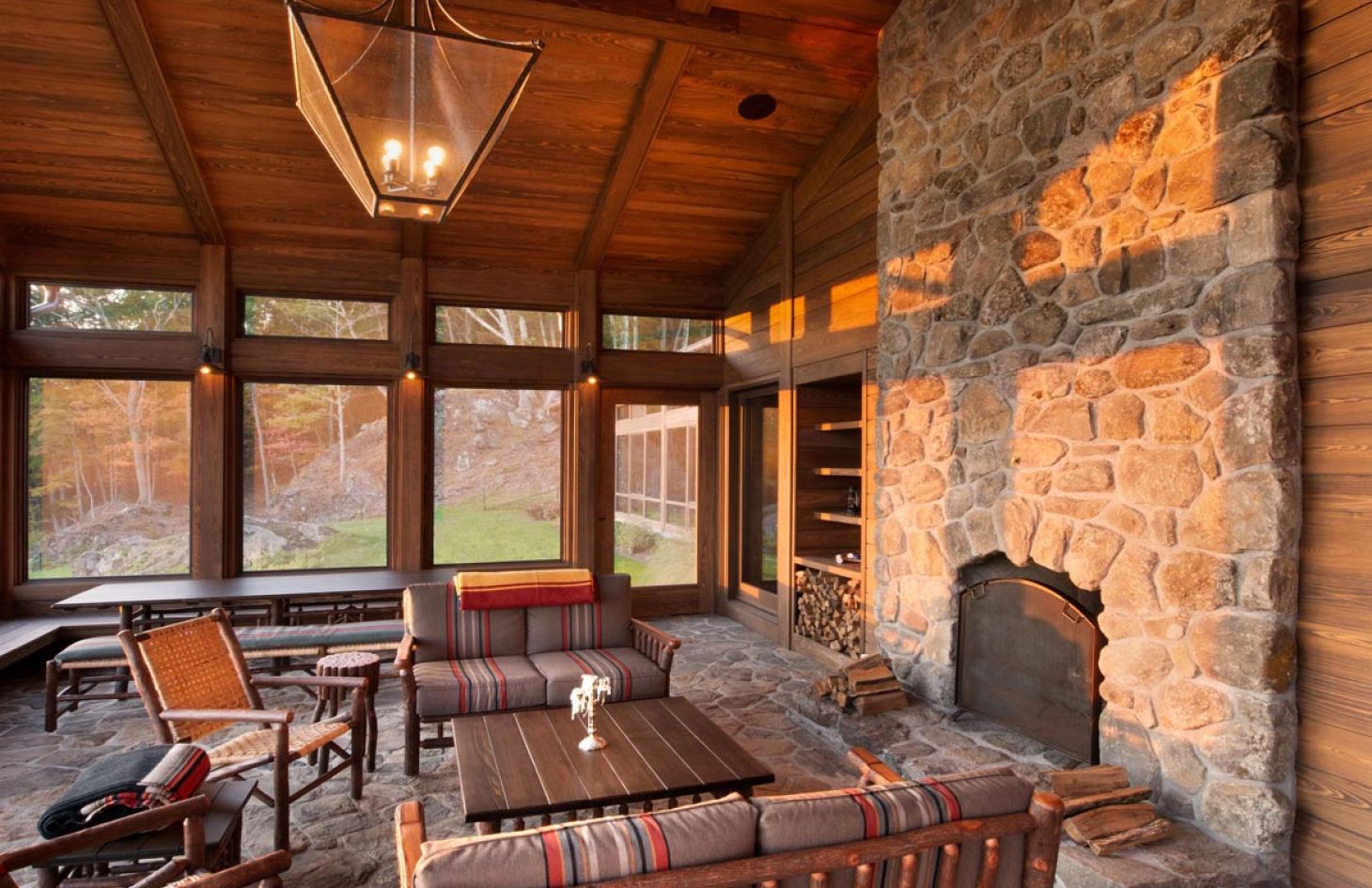 Patio in lodge